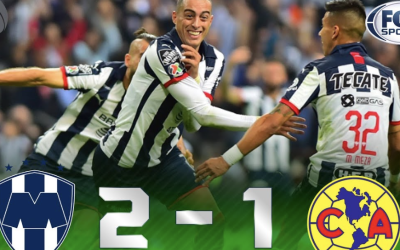 AMÉRICA PEGA PRIMERO ANTE RAYADOS DE MONTERREY EN LA FINAL; SE IMPUSO 2-1 EN EL PARTIDO DE IDA